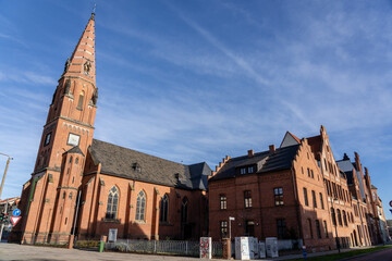Fototapeta premium Saint Peter and Saint Paul Cathedral, Dessau, Federal Republic of Germany
