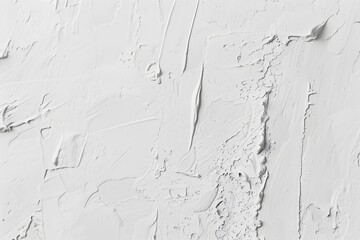 White Concrete Wall Texture with Gray Brushstrokes