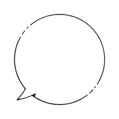 シンプルな吹き出し-1