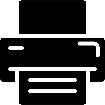 recommend clip art: Printing printer flat icon symbol