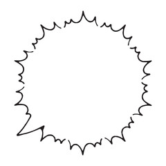 Fototapeta premium シンプルな吹き出し-12