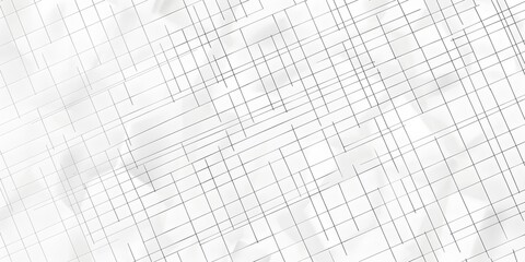 Fototapeta premium Abstract White Grid Pattern Background