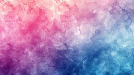 Fototapeta premium Colorful abstract watercolor background in pink, purple, and blue gradient hues, ideal for creative designs and artistic projects.
