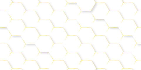 Abstract 3d background. Abstract white background with hexagons. Abstract hexagon polygonal pattern background vector. seamless bright white abstract honeycomb background.