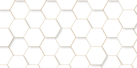 Abstract 3d background. Abstract white background with hexagons. Abstract hexagon polygonal pattern background vector. seamless bright white abstract honeycomb background.