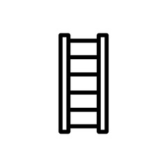 Ladder icon with simple and modern design 