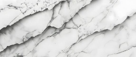 Obraz premium White Marble Texture Background - Top View