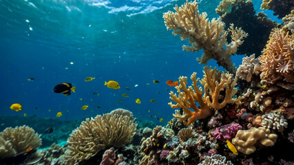 Fototapeta premium coral reefs, such as climate change