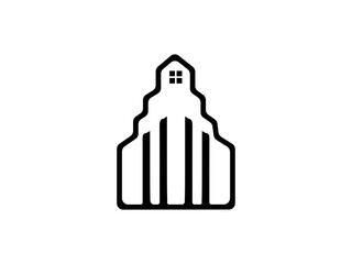 simple house logo collection vector