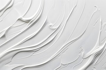 Obraz premium Abstract White Paint Texture with Delicate Brushstrokes