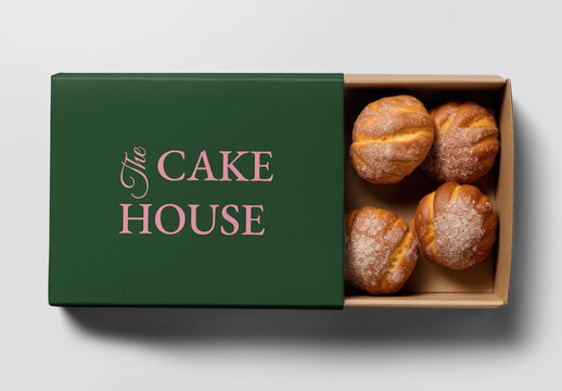 Bakery Box Mockup With Generative AI