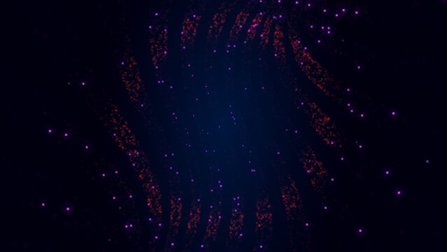 Sliced Circle Particles Loop Background