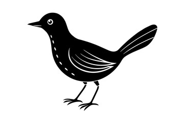 migratory bird silhouette vector illustration