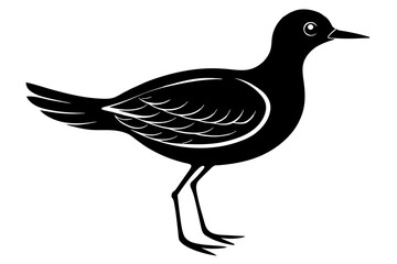 migratory bird silhouette vector illustration