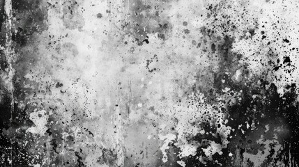 Obraz premium Abstract texture of monochrome particles in a grunge black and white pattern