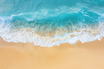 wave on the beach, AI generated