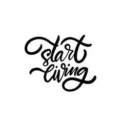 Handwritten Quote with Keywords inspiration, motivation, quote, typography, calligraphy