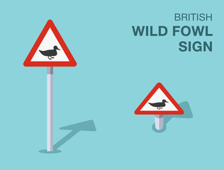 Traffic regulation rules. Isolated British 