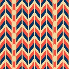 Seamless pattern of minimalist arrows pointing in a single direction, creating a sense of movement and directionality while keeping the design clean, Generative AI