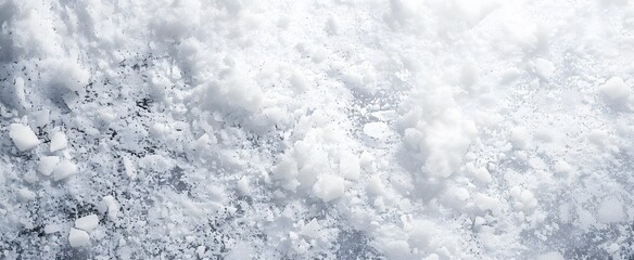 Obraz premium White Snow Texture Background - Top View