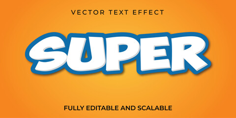  Editable text style effect and colorful Design.