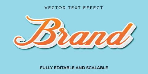  Editable text style effect and colorful Design.