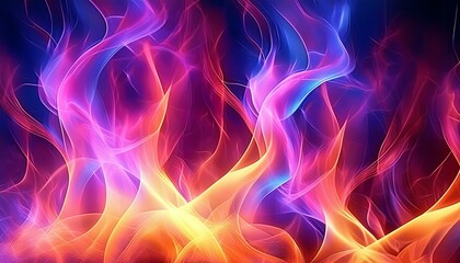 Fototapeta premium abstract fire background with flames