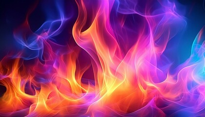 Fototapeta premium background with flames
