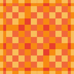 Seamless pattern of tiny squares arranged in a grid, with some squares left intentionally blank to create a dynamic, yet minimal visual effect, Generative AI