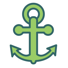 Obraz premium Boat Anchor Icon