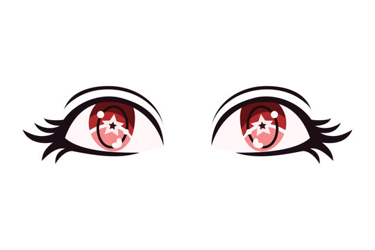 Naklejki Comic Eyes Flat Sticker Design