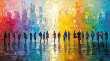 Diversity, equity, inclusion and belonging concept. DEIB. DEI