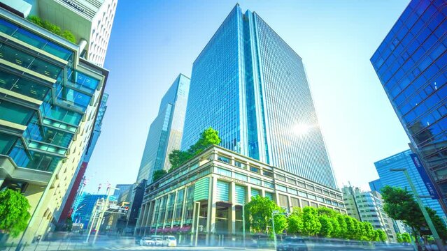 東京　日本橋室町　タイムラプス　2024