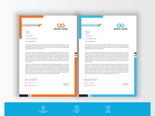 Obraz premium Corporate Business Modern Letterhead design