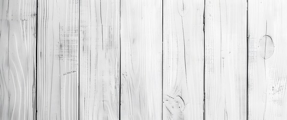 Naklejka premium White Wooden Plank Background Texture