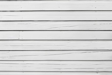 Naklejka premium White Wooden Wall Background With Horizontal Lines