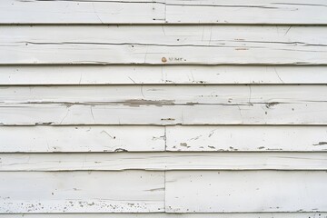 Naklejka premium White Wooden Wall Background Texture