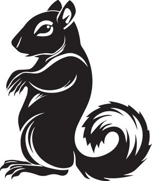 recommend clip art: squirrel silhouette