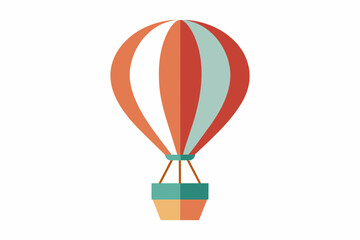 hot air balloon vector illustration