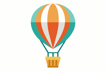 hot air balloon vector illustration