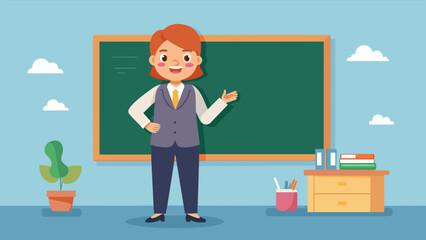 happy teacher's day vector illustration