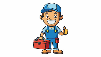 repairman vector illustration