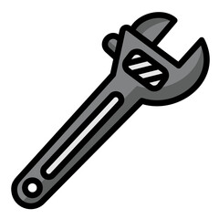 Adjustable Wrench Icon