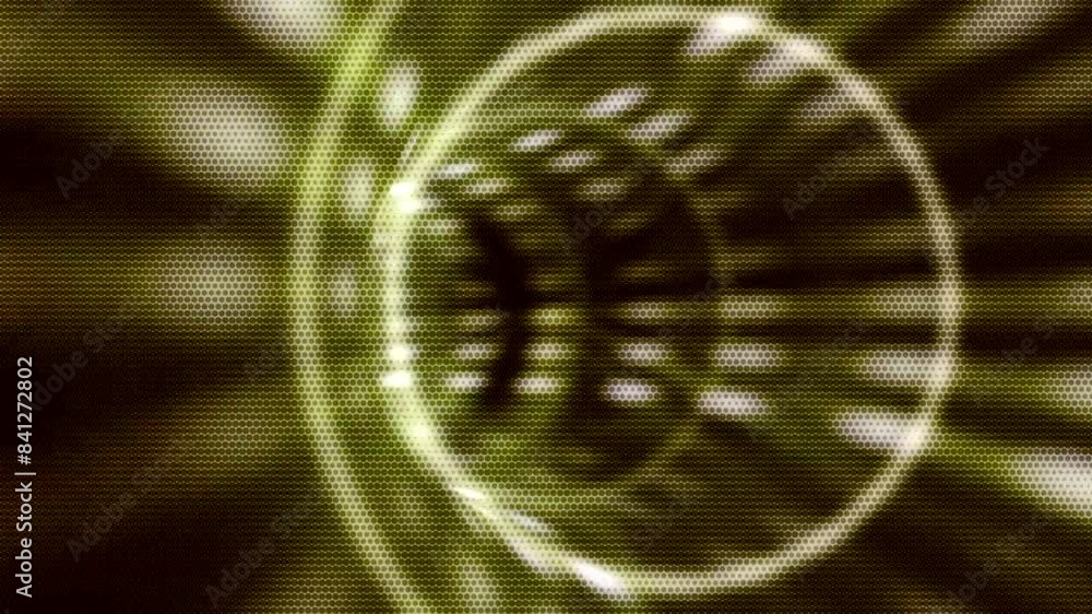 Poster motion background showing first person point of view flying through futuristic abstract digital tunn