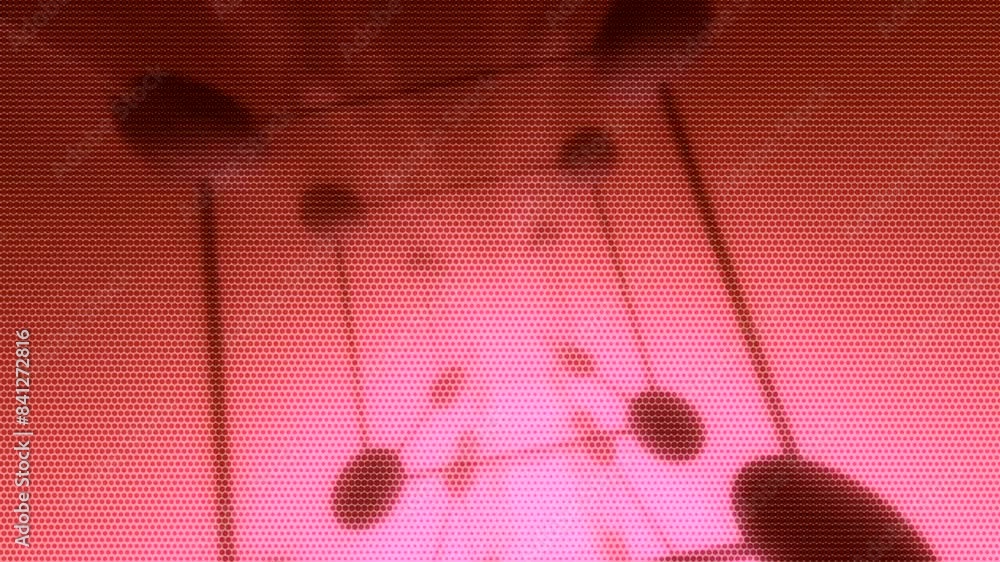 Poster motion background showing first person point of view flying through futuristic abstract digital tunn