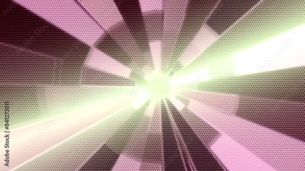 Poster motion background showing first person point of view flying through futuristic abstract digital tunn