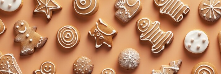 National Gingerbread Day concept with copy space area for text 