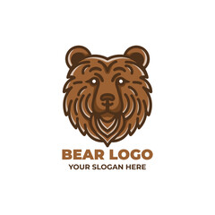 Amazing Bear Vector Logo Design