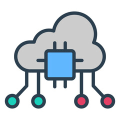 Cloud Computing Icon