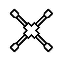 Lug Nut Wrench Icon